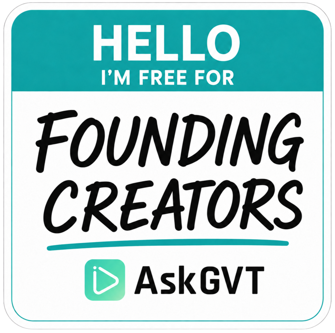 Hello I'm free for Founding Creators